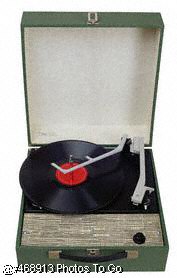 Vintage record player